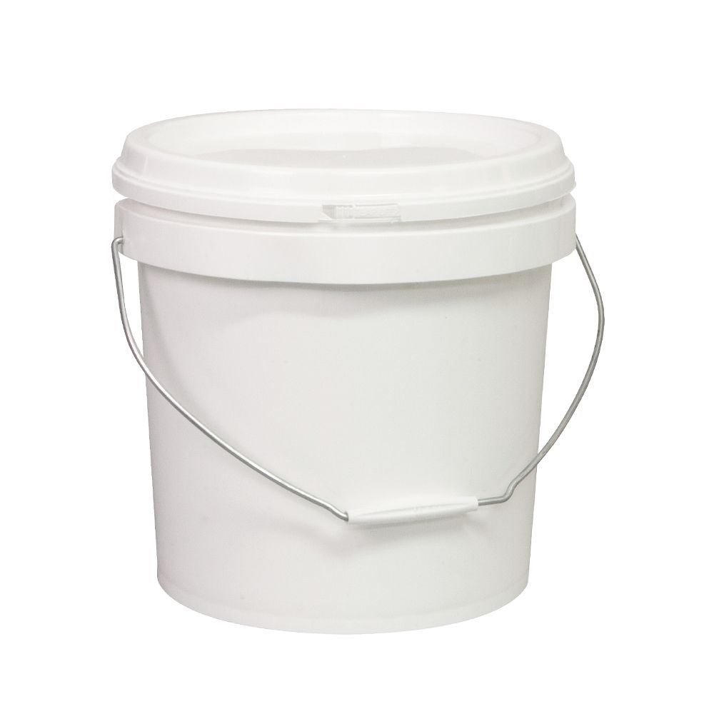 Image of 10L PAIL WITH LID & PLASTIC HANDLE