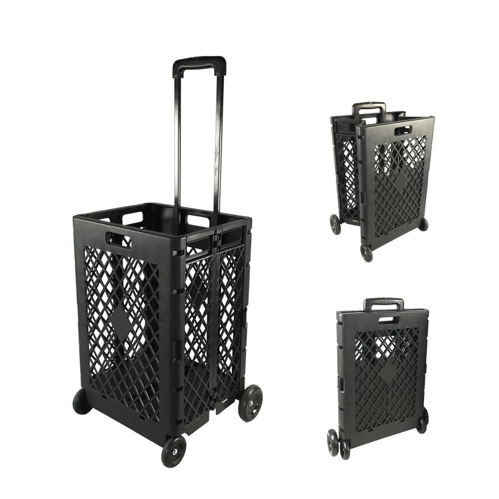 Image of GROCERY AND LAUNDRY FOLDABLE MESH CART